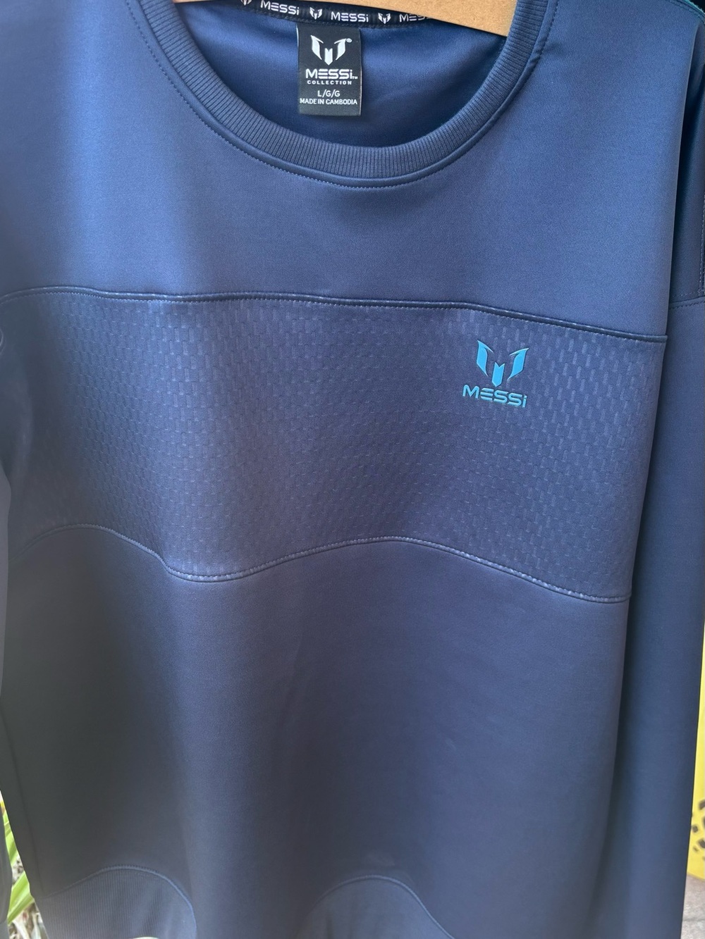 Navy Crewneck Sweater - Men's Casual Pullover